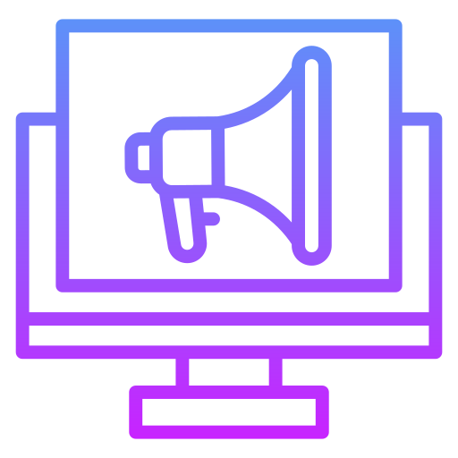 Digital campaign free icon Digital campaign free icon