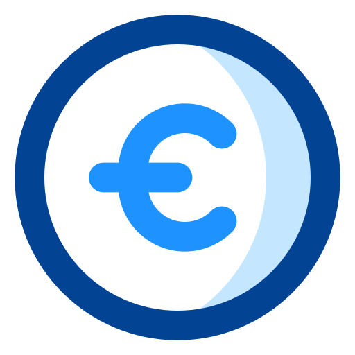 euro icono gratis