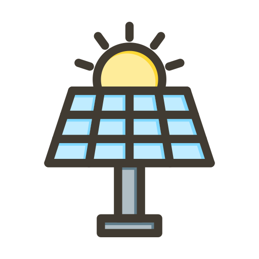 energía solar icono gratis