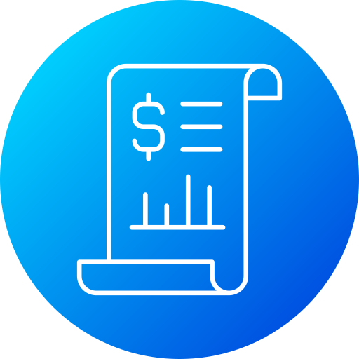 Income statement - Free business and finance icons