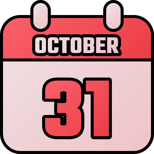 31 de octubre icono gratis