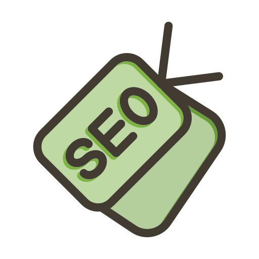 etiqueta seo icono gratis