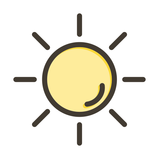 Sun free icon