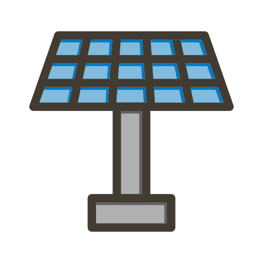 panel solar icono gratis