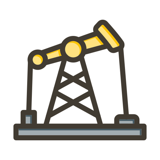 minería de petróleo icono gratis