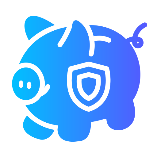 Piggy bank free icon