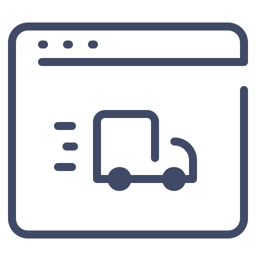 camión icono gratis