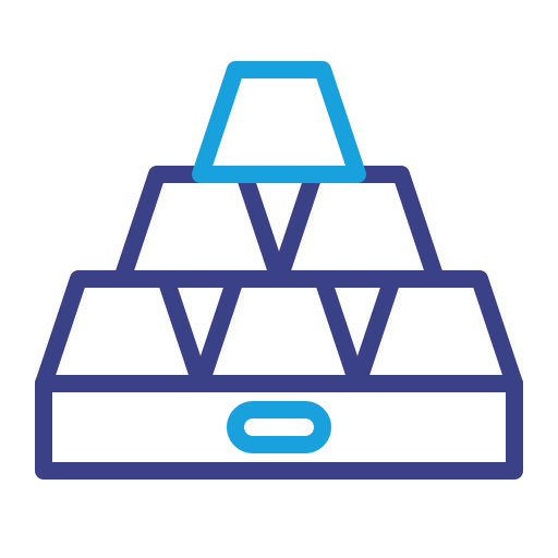 Золотые слитки бесплатно иконка
