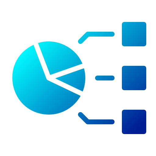 gráfico circular icono gratis