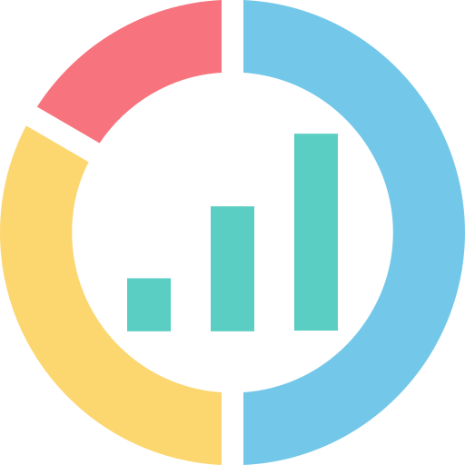 gráfico de torta icono gratis