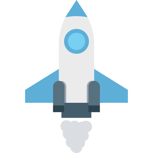 cohete misil icono gratis