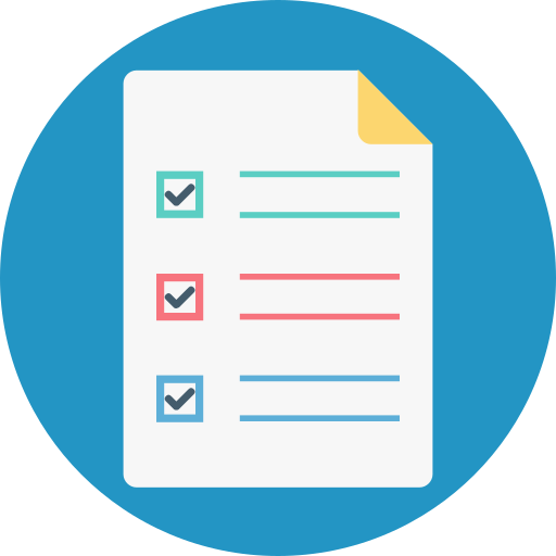 Checklist icon - Free files and folders icons