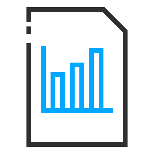 archivo de gráfico icono gratis