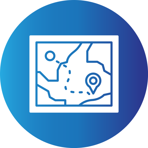 mapa icono gratis