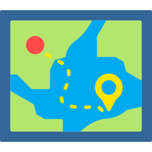 mapa icono gratis