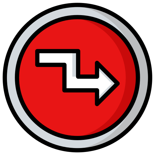 rechts unten kostenlos Icon