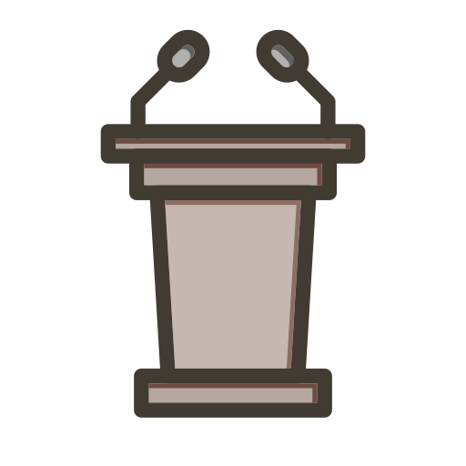 Lectern - Free communications icons