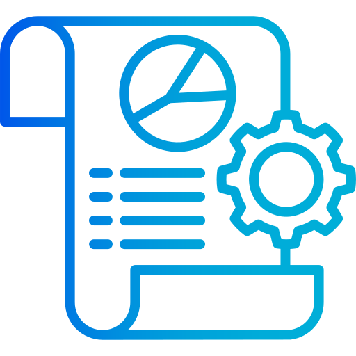 informe de datos icono gratis