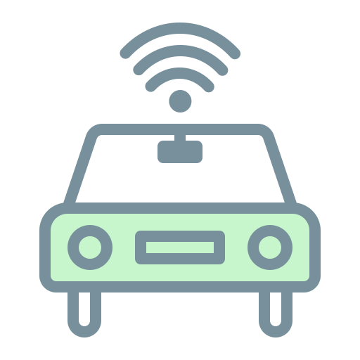 auto inteligente icono gratis