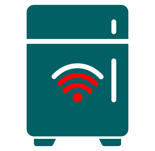 Smart refrigerator free icon Smart refrigerator free icon