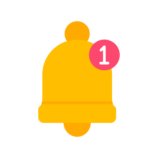 campana de notificación icono gratis