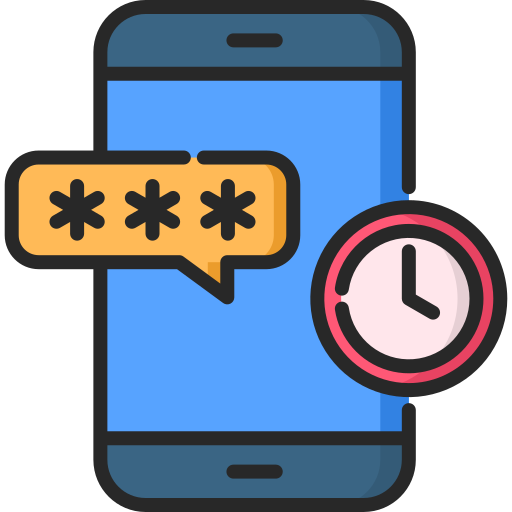 contraseña de un solo uso icono gratis
