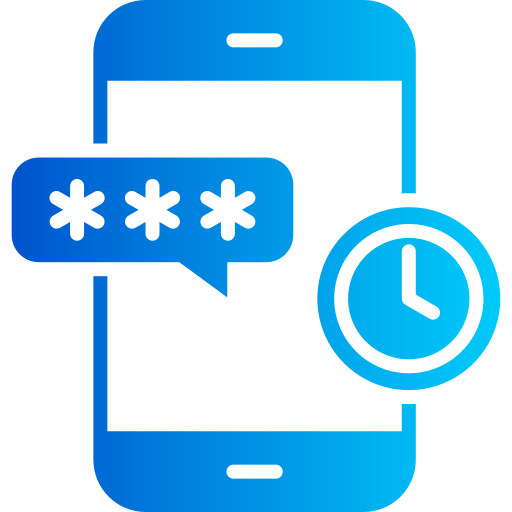 contraseña de un solo uso icono gratis