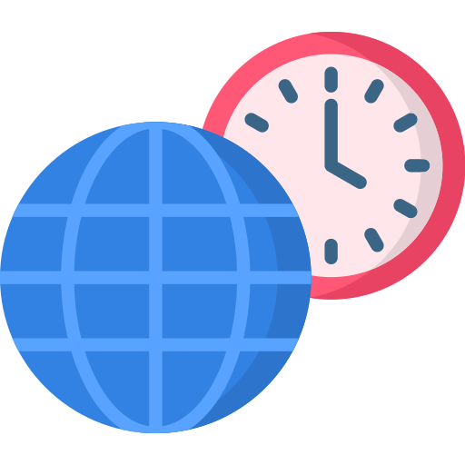fuseau horaire Icône gratuit fuseau horaire Icône gratuit