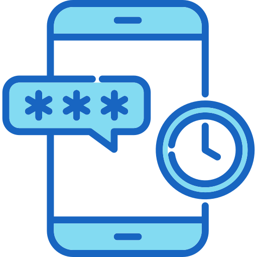 contraseña de un solo uso icono gratis