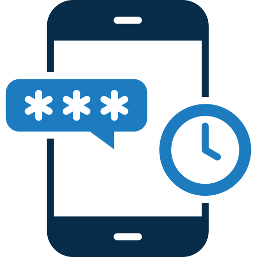contraseña de un solo uso icono gratis