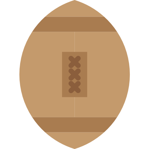 Rugby ball free icon Rugby ball free icon