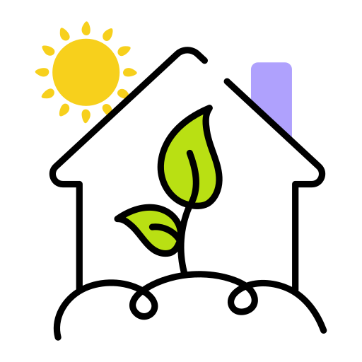 maison écologique Icône gratuit maison écologique Icône gratuit