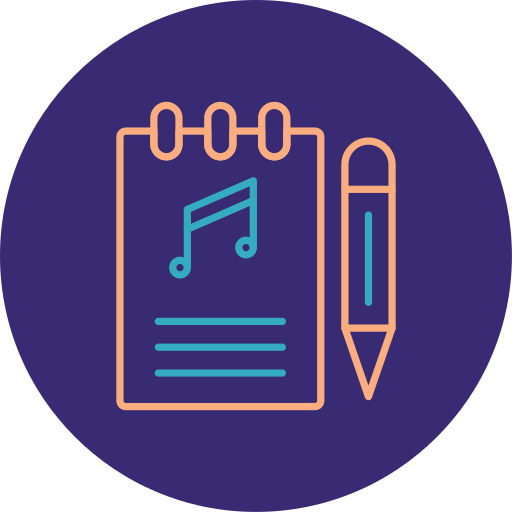 compositor de canciones icono gratis