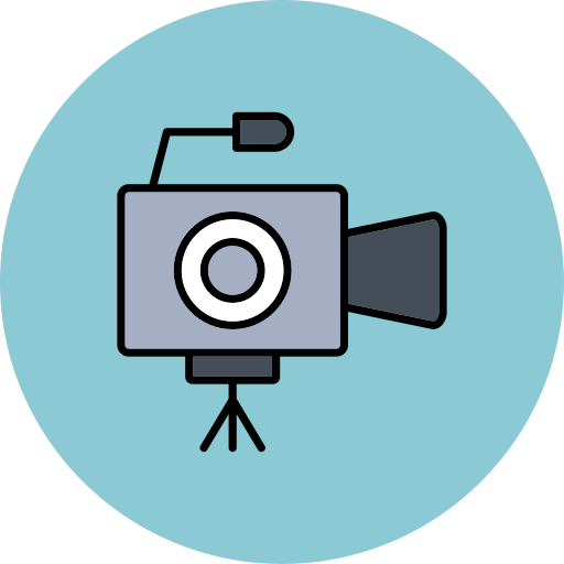 camara de video icono gratis