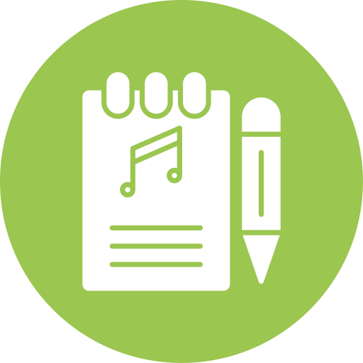 compositor de canciones icono gratis