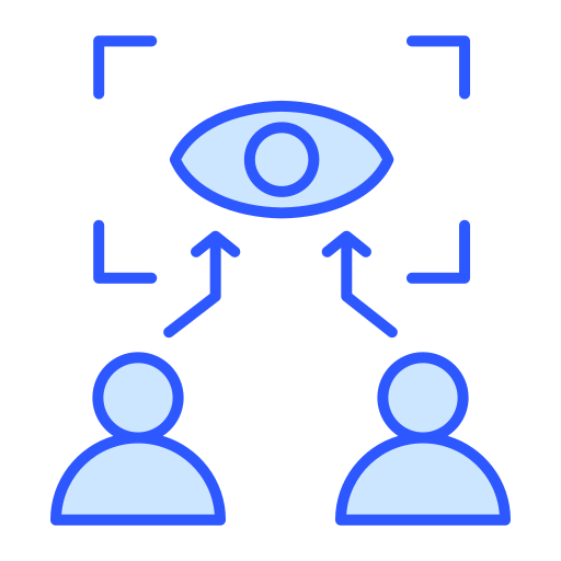 visión icono gratis