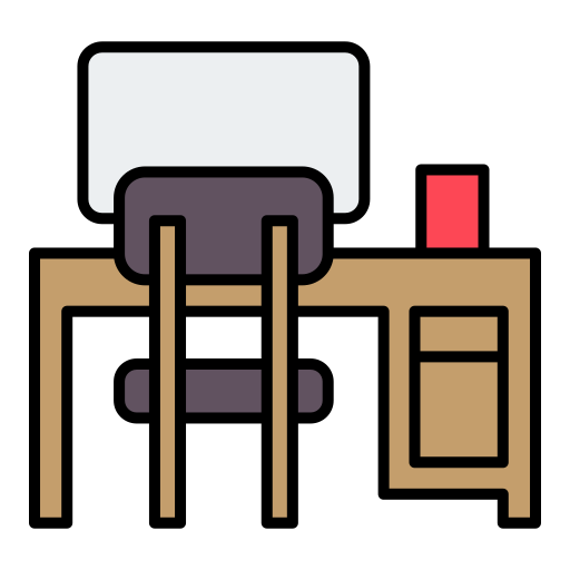 lugar de trabajo icono gratis