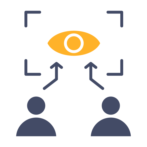 visión icono gratis