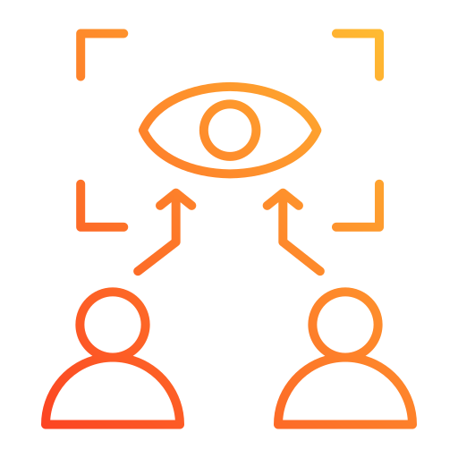 visión icono gratis