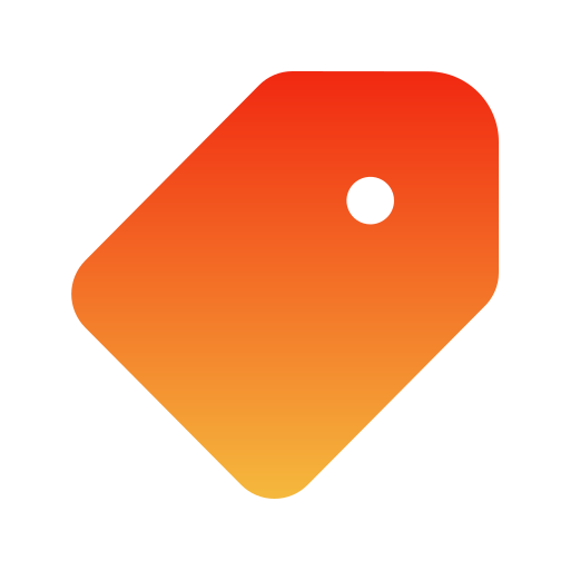 etiqueta icono gratis