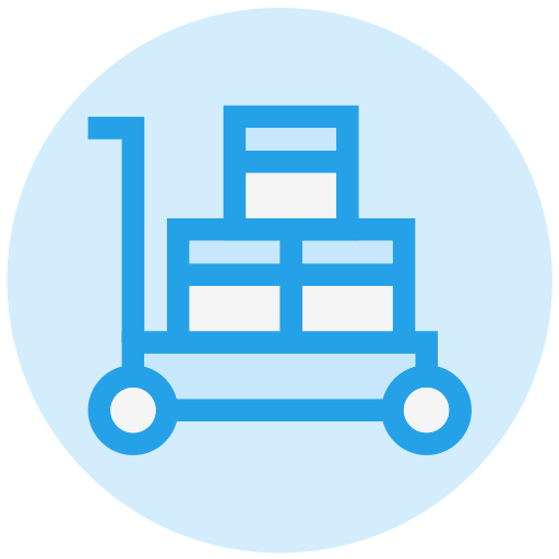 Delivery cart - Free transport icons