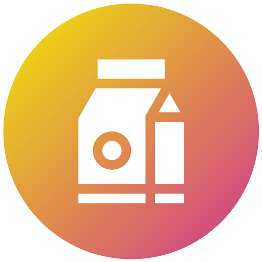 Milk free icon Milk free icon