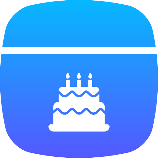 pastel de cumpleaños icono gratis