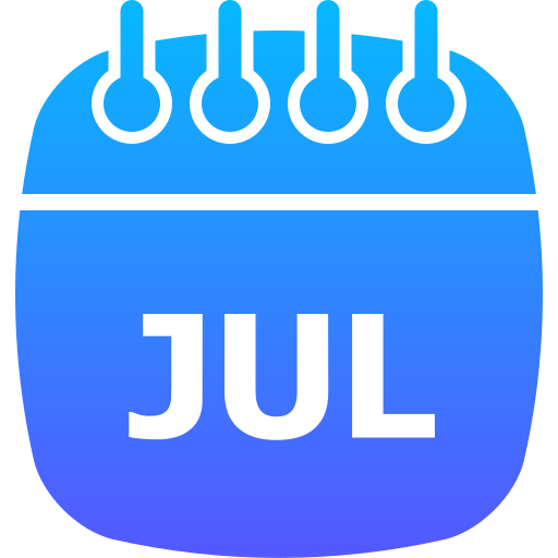 Июль бесплатно иконка