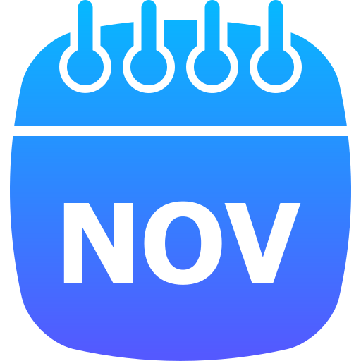 noviembre icono gratis