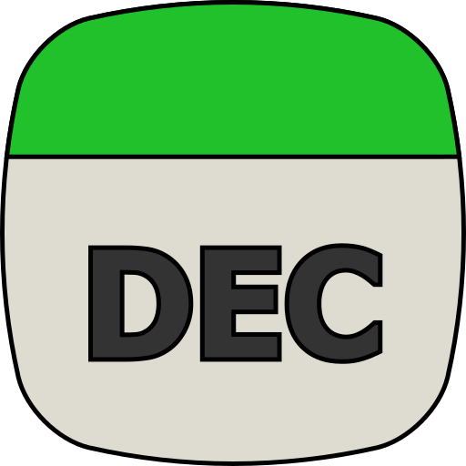 diciembre icono gratis