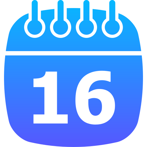 Шестнадцать бесплатно иконка