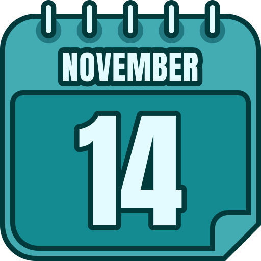 14 de noviembre icono gratis