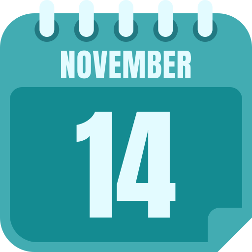 14 de noviembre icono gratis