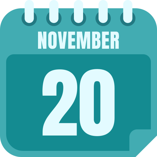 20 de novembro grátis ícone
